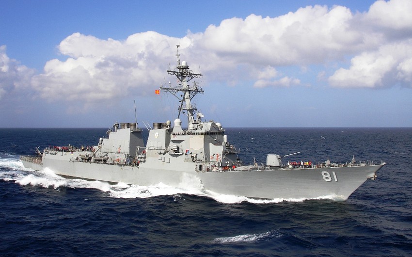 Çin gəmisi Tayvan boğazında ABŞ destroyeri ilə toqquşmaya yaxın olub