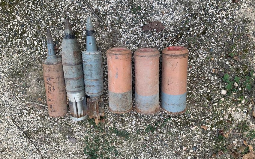 В Зангиланском районе обнаружены артиллерийские снаряды