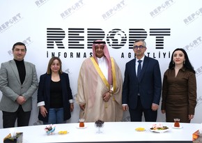 Saudi Arabia ambassador to Azerbaijan visits Report Information Agency