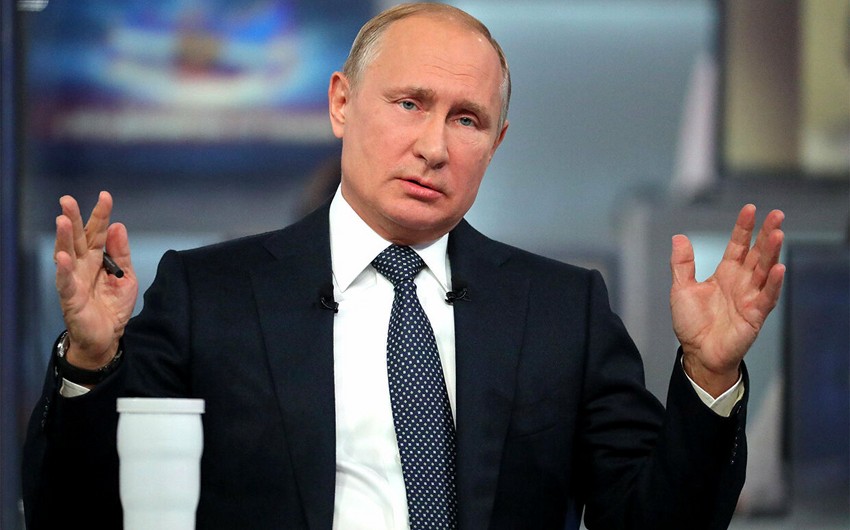 Putin: Qərbin sanksiyaları bütün dünya iqtisadiyyatına ciddi zərbə vurub