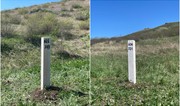 First border marker installed between Azerbaijan and Armenia - PHOTO