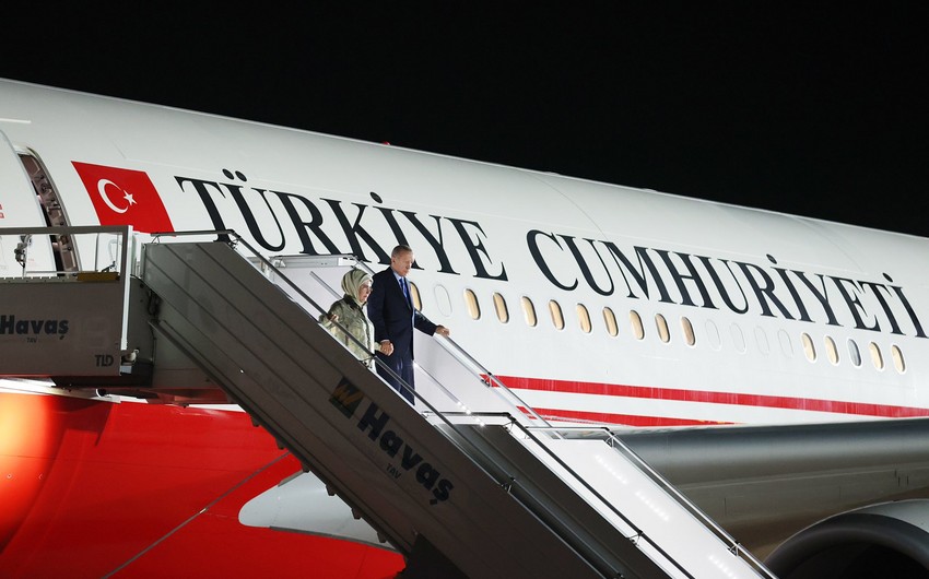 Turkish President Erdogan arrives in Croatia