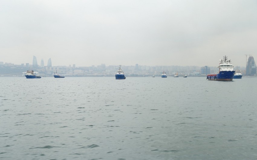 Центр управления движением судов предупредил корабли на Каспии о сильном ветре