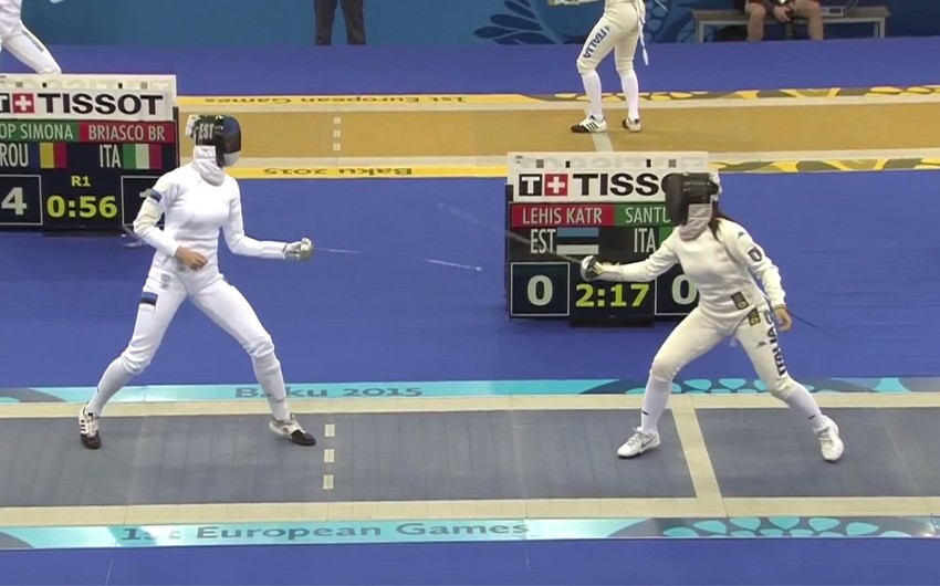 Baku-2015: Fencing competitions go on - LIVE