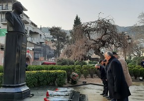 Azerbaijan's national leader Heydar Aliyev commemorated in Tbilisi