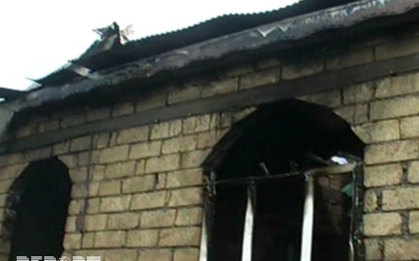 В Гяндже в частном доме произошел пожар