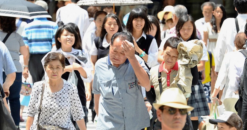 Tokioda anomal istilərə görə rekord sayda insan xəstəxanalara düşür 