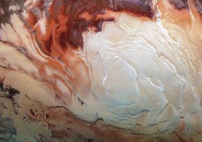 В США выяснили, что радарные аномалии на южном полюсе Марса порождаются пылью
