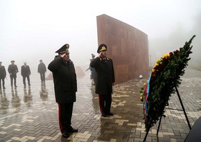 Zakir Hasanov visits Ata-Beyit National Historical and Memorial Complex in Bishkek