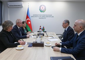 Azerbaijan's ecology minister discusses preparations for COP29 with Latvian ambassador