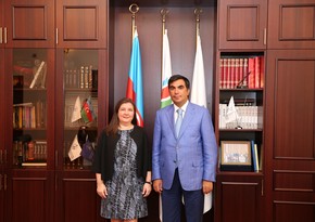 BHOS Rector Elmar Gasimov meets with SOCAR Turkey HR Director