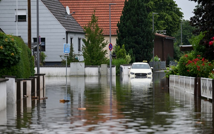 German insurers estimate two billion euros in flood damage in Bavaria and Baden-Wurttemberg