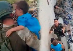 Azerbaijani peacekeepers help Afghans