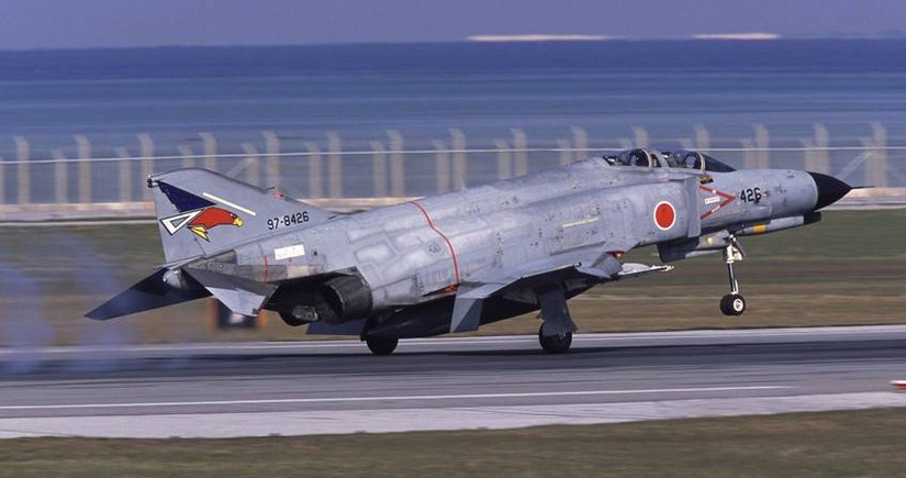 Japanese fighters took off twice to escort Russian military aircraft