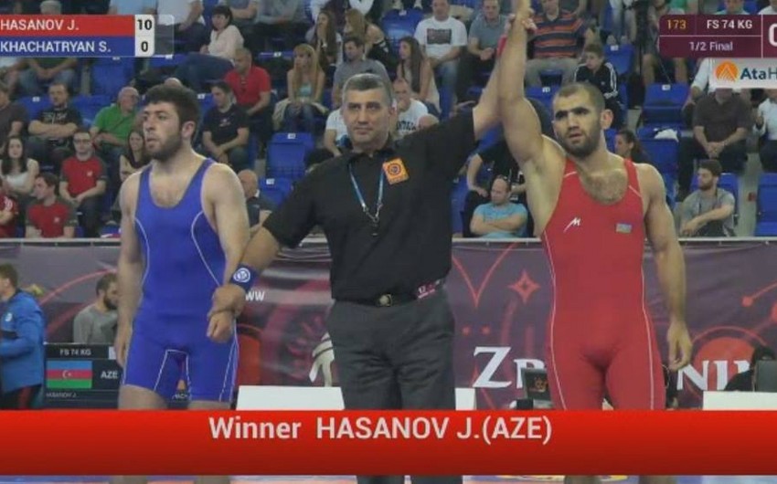 Azerbaijani wrestler qualifies for Olympiad, defeating Armenian athlete - VIDEO