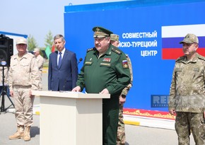 Russian general: Monitoring center in Aghdam is example of successful cooperation between militaries of three countries