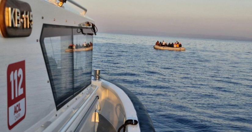 Dozens of illegal migrants rescued on coast of Türkiye