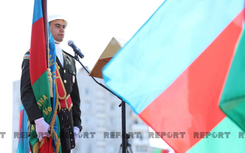 Прошла церемония выпуска учащихся Военного института имени Гейдара Алиева