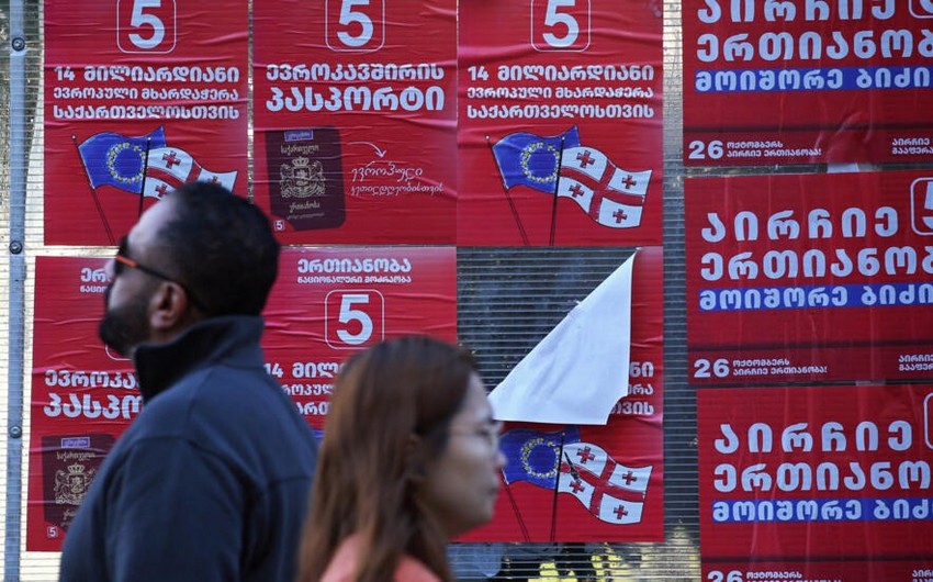 Экзитполы: Правящая партия Грузии побеждает на парламентских выборах с 56,1% голосов