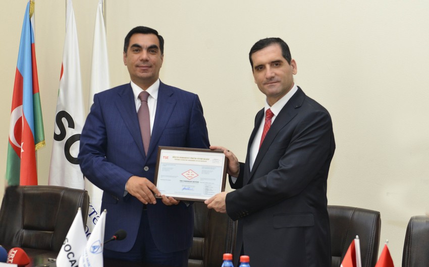Baku Higher Oil School receives one more ISO Certificate