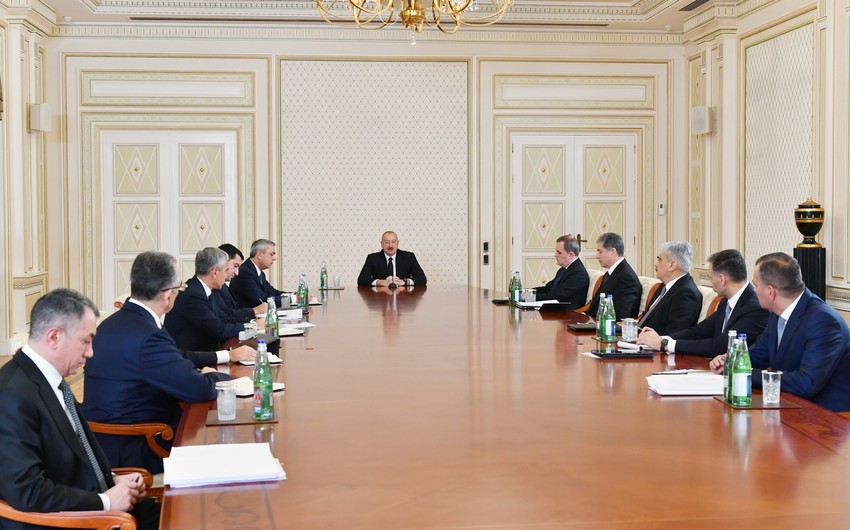 President Ilham Aliyev chairs meeting regarding hosting of COP29 in Azerbaijan next year