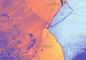ЕКА: Айсберг площадью 380 км2 отделился от ледника в Антарктике