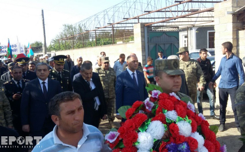 Martyred Azerbaijani serviceman buried - PHOTO