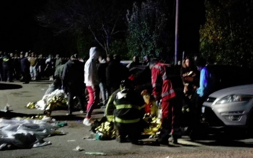İtaliyada gecə klubunda basırıq zamanı 6 nəfər ölüb