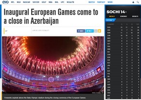 ​FOX Sport: Host nation Azerbaijan used the event to make its mark on the world stage