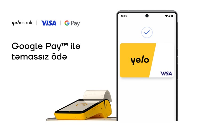 Google Pay™ artıq Yelo Bankda!