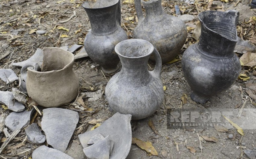 Ancient household items found in Aghdam