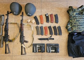 Firearms found in liberated Aghdara
