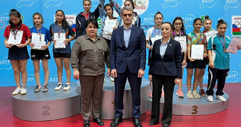 Stolüstü tennis üzrə Azərbaycan kubokunun qalibləri müəyyənləşib