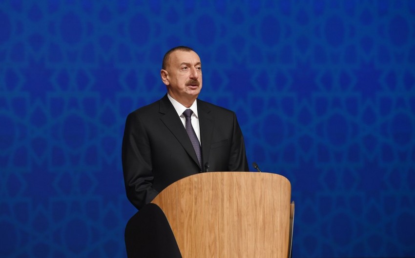 Azərbaycan Prezidenti: “İslam həmrəyliyi bizim üçün sadəcə şüar deyil, əsas istiqamətlərdən biridir”