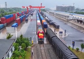 First freight train on new route through Middle Corridor launched
