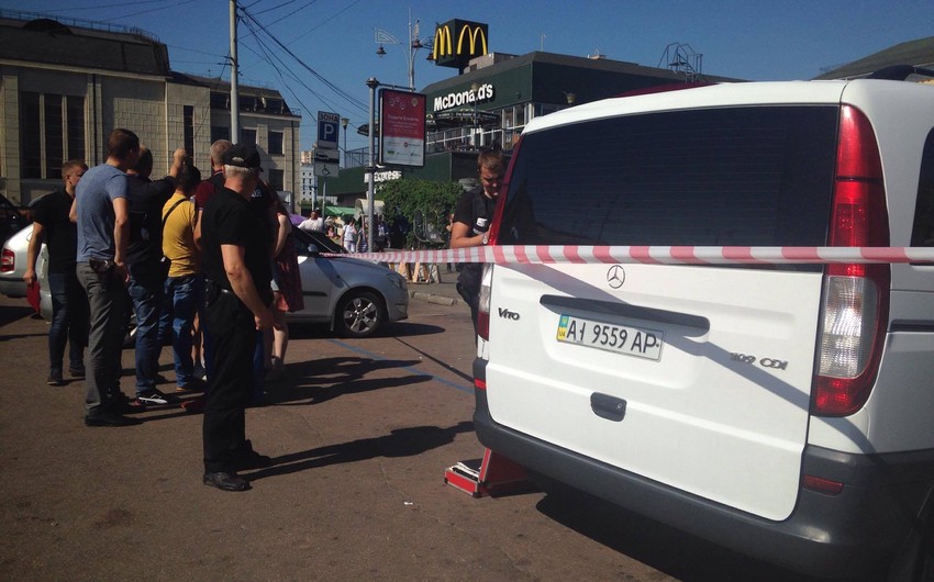 Shooting in Kiev injuries three persons