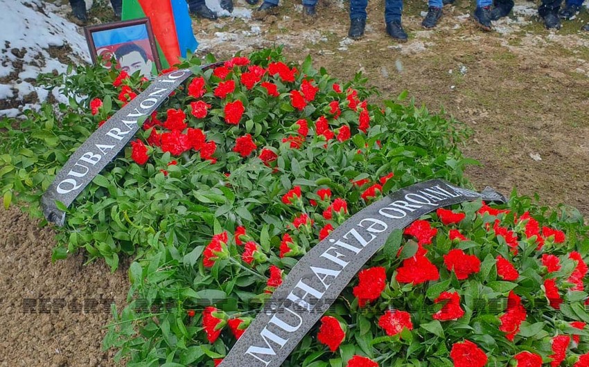Martyr of Azerbaijani Army buried in Guba