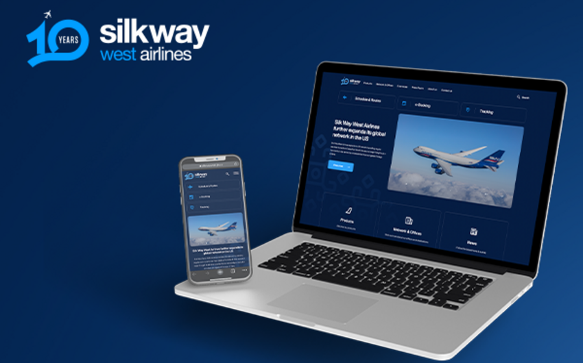 Silk Way West Airlines запускает инновационные услуги на своем новом веб-сайте