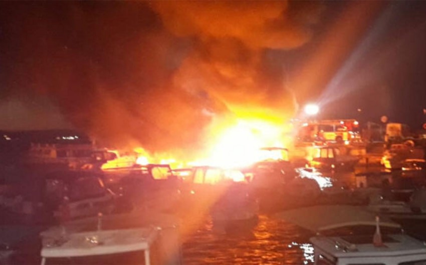 Fire hits six vessels in Istanbul
