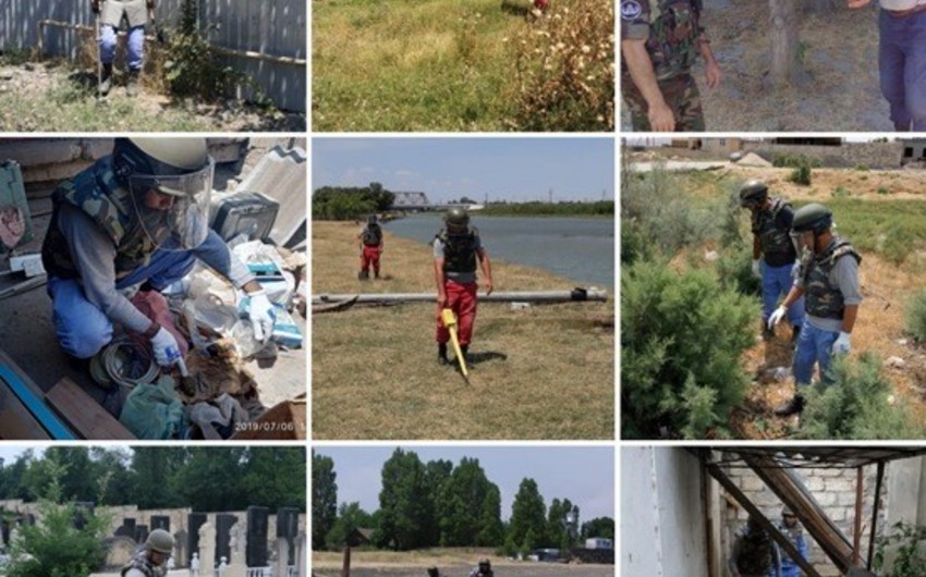 В прошлом месяце в Азербайджане обнаружено 249 НБП, 1 человек пострадал при взрыве мины