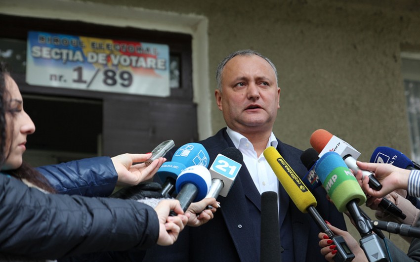 Moldovada prezident seçkilərində İqor Dodon liderlik edir