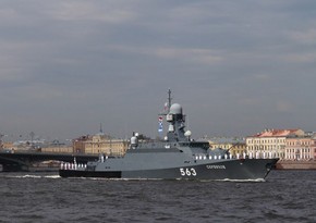 В Калининградской области на борту российского военного корабля произошел пожар