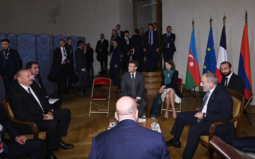 В Праге вновь состоялась встреча лидеров Азербайджана, Армении, Франции и Совета ЕС