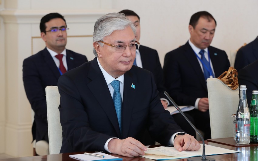  Qazaxıstan Prezidenti Azərbaycanla ticarət əlaqələrinin inkişaf dinamikasını yüksək qiymətləndirib