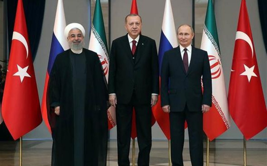 Turkish, Russian and Iranian presidents issue a joint statement