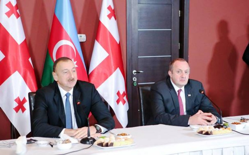 President Ilham Aliyev met with Georgian President Giorgi Margvelashvili