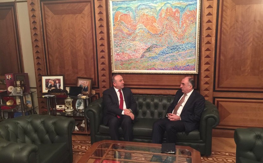 ​В Баку состоялась встреча глав МИД Азербайджана и Турции