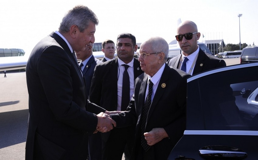 Algerian President Abdelkader Bensalah ends visit to Azerbaijan