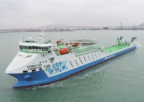 Завершился доковый ремонт судна-парома Азербайджан