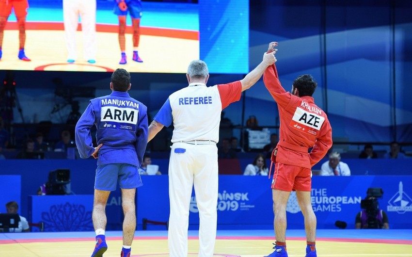 Победивший армянина азербайджанский самбист завоевал бронзовую медаль